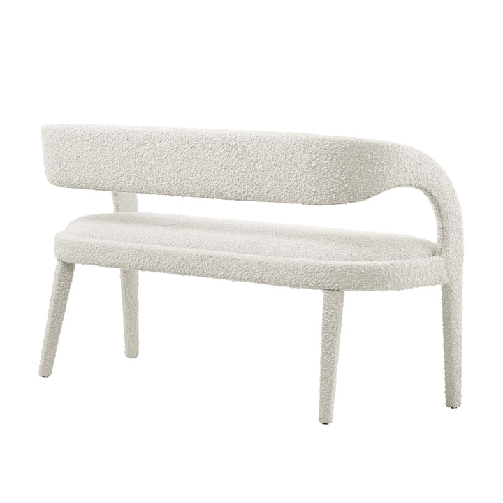 Prestige Plush Fabric Accent Bench