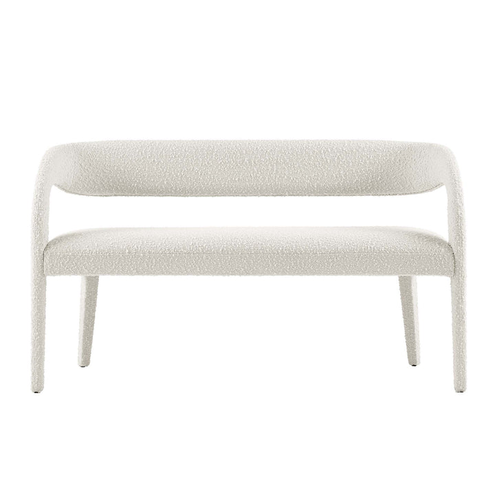 Prestige Plush Fabric Accent Bench