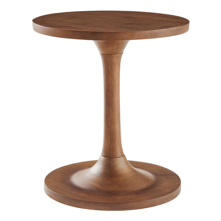 Luna Round Wood Side Table
