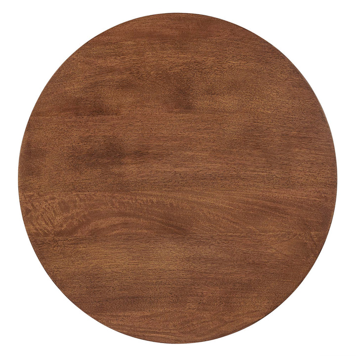Luna Round Wood Side Table