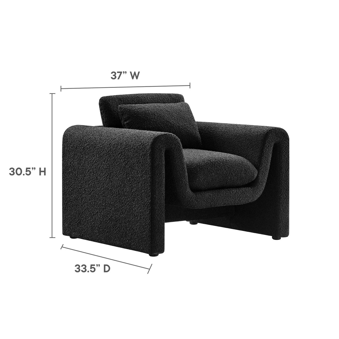 Waverly Weave Upholstered Armchair