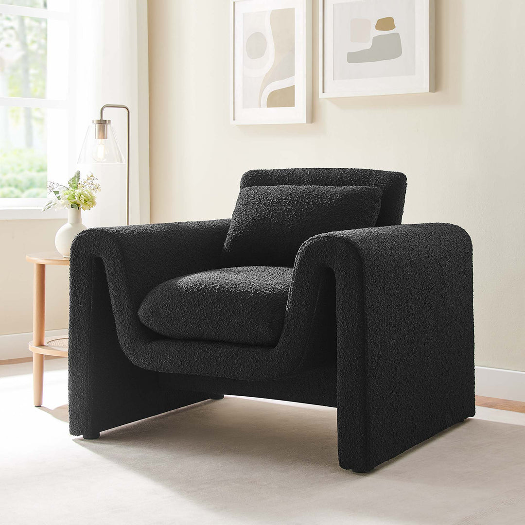 Waverly Weave Upholstered Armchair