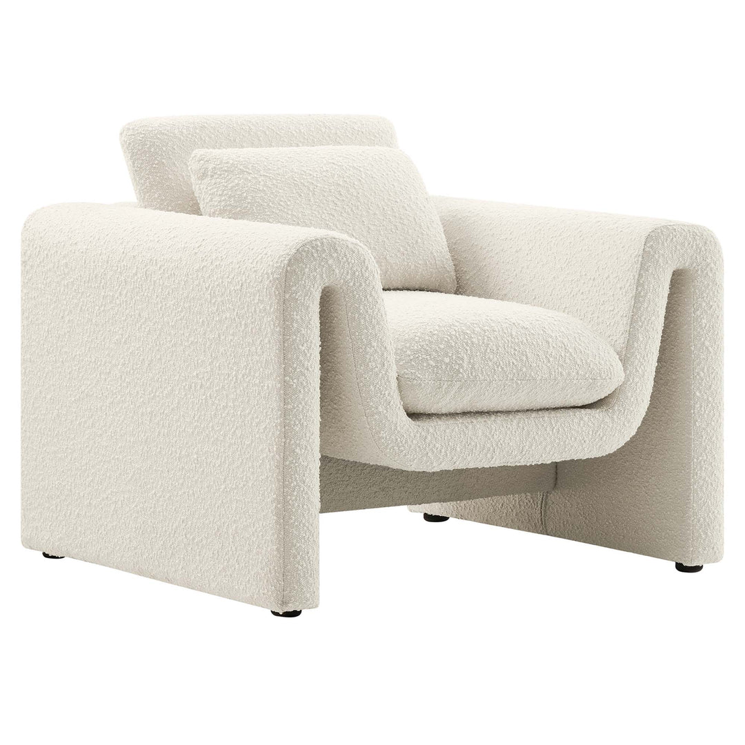 Waverly Weave Upholstered Armchair