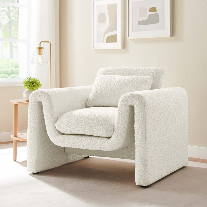 Waverly Weave Upholstered Armchair