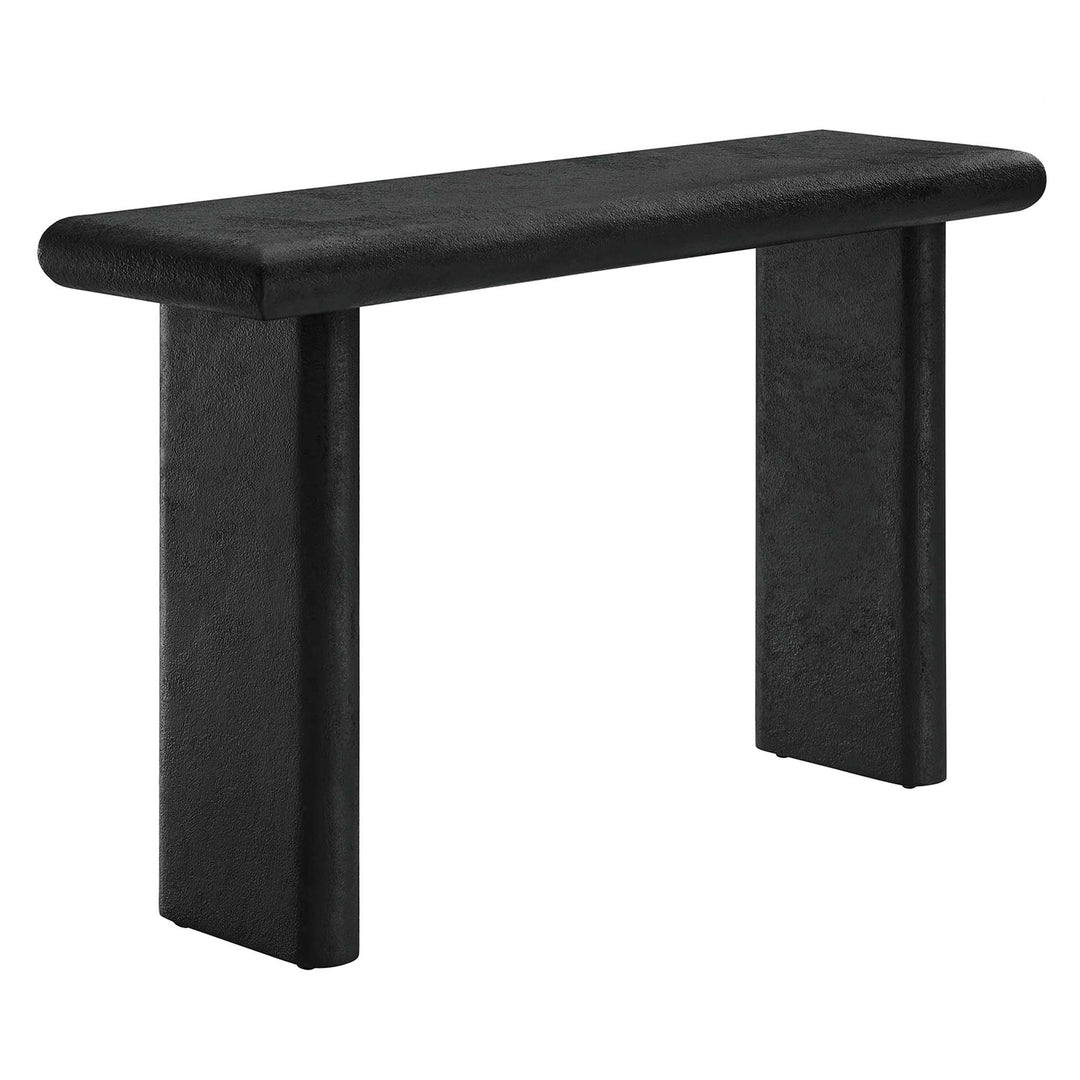 Retro Concrete Textured Console Table