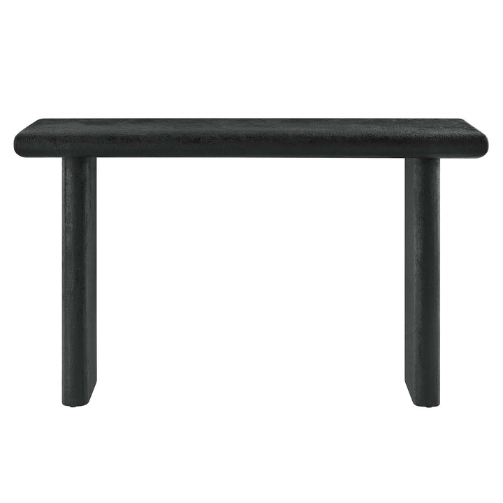 Retro Concrete Textured Console Table