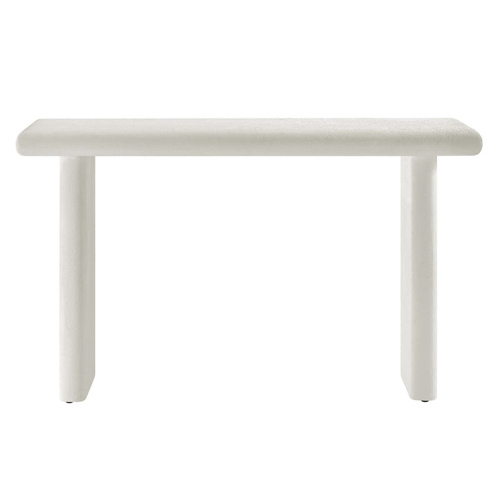 Retro Concrete Textured Console Table