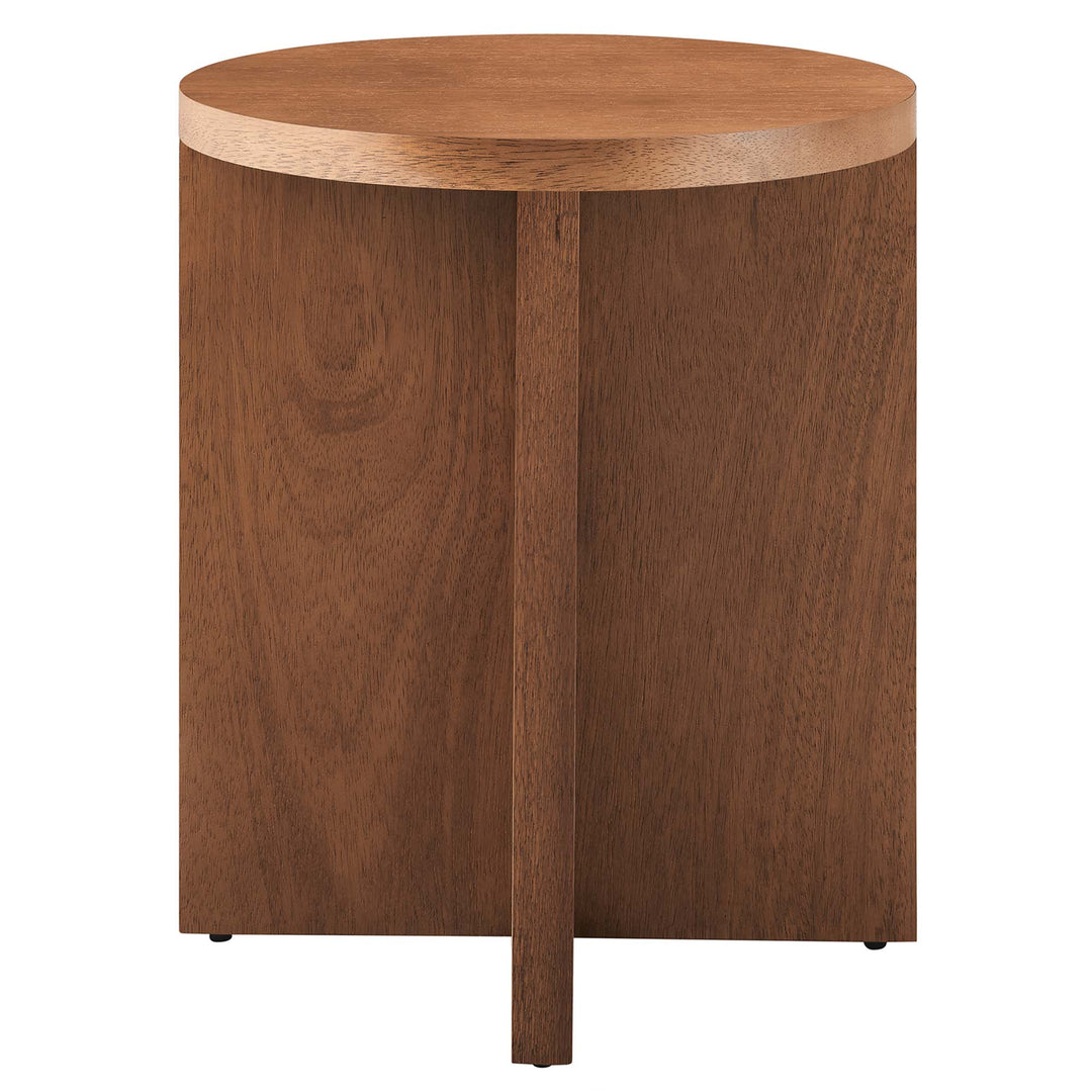 Sienna Rustic Wood Side Table