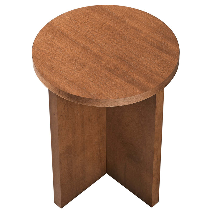 Sienna Rustic Wood Side Table