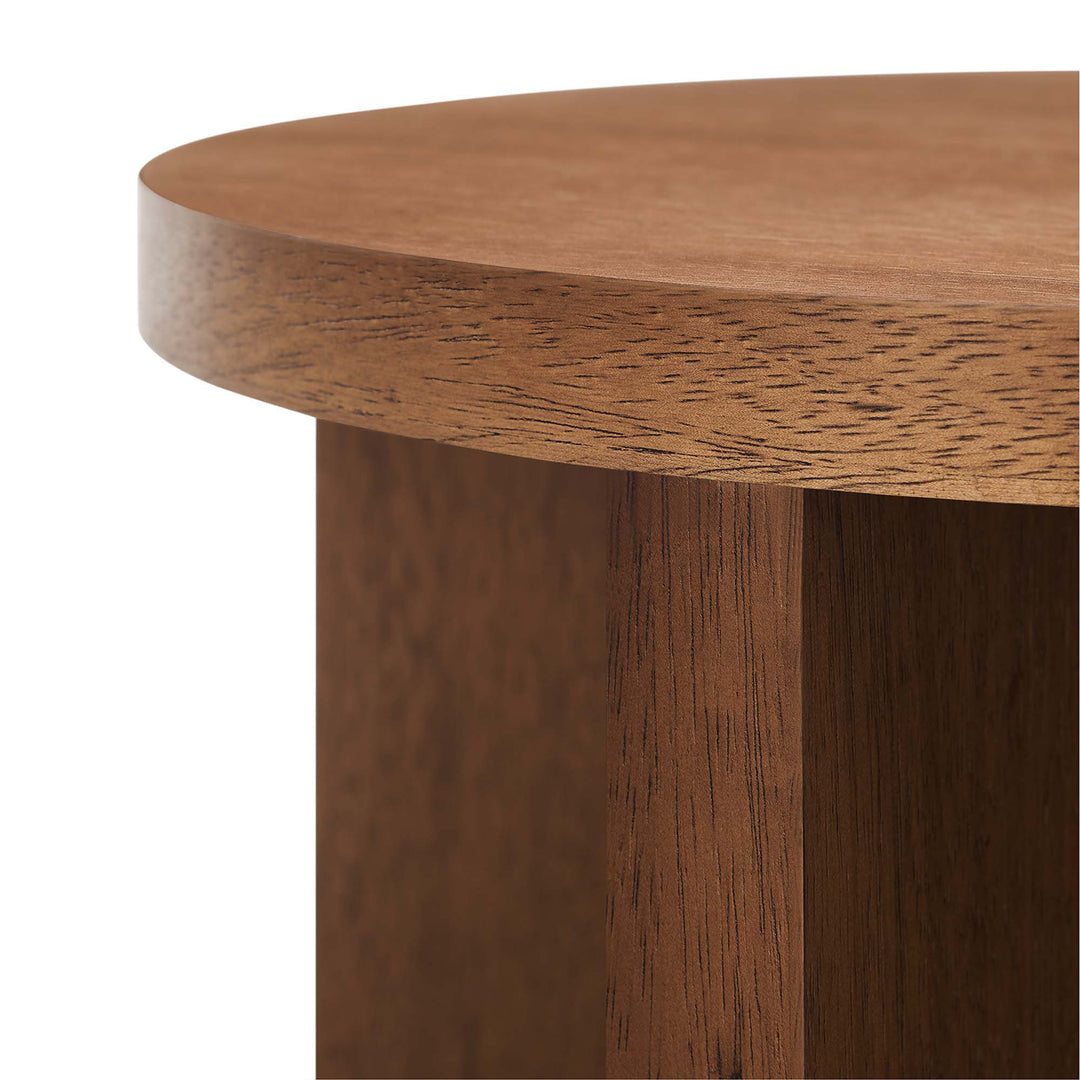 Sienna Rustic Wood Side Table