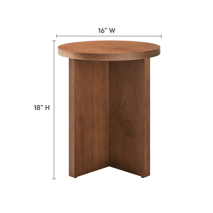 Sienna Rustic Wood Side Table