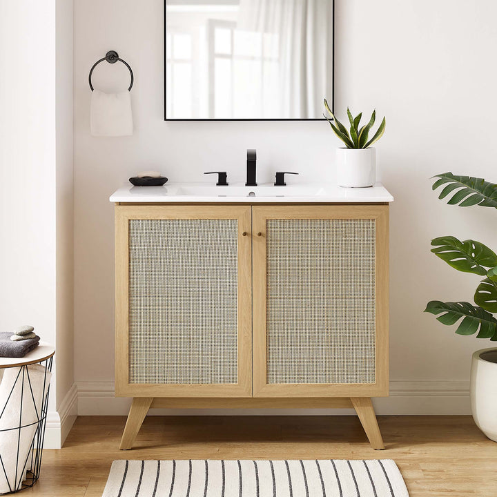 Soma 36” Bath Vanity Console Cabinet