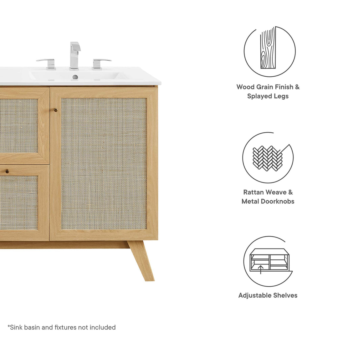 Soma 48” Single or Double Sink Ready Bathroom Vanity Cabinet