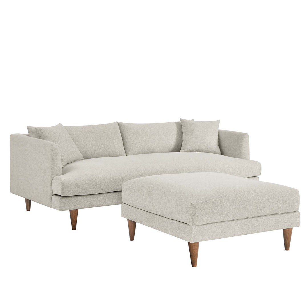 Zephyr Downy Deluxe Sofa and Ottoman Set