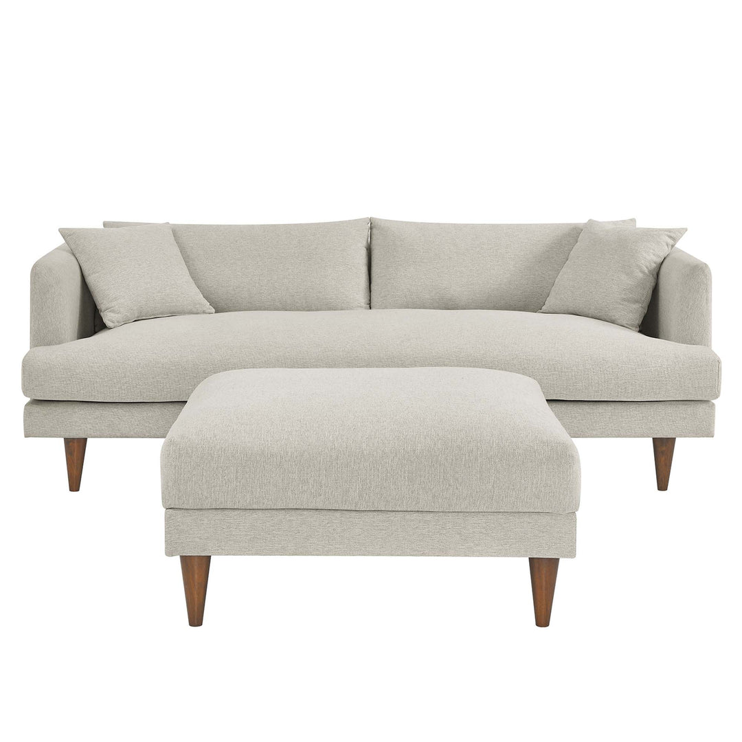 Zephyr Downy Deluxe Sofa and Ottoman Set