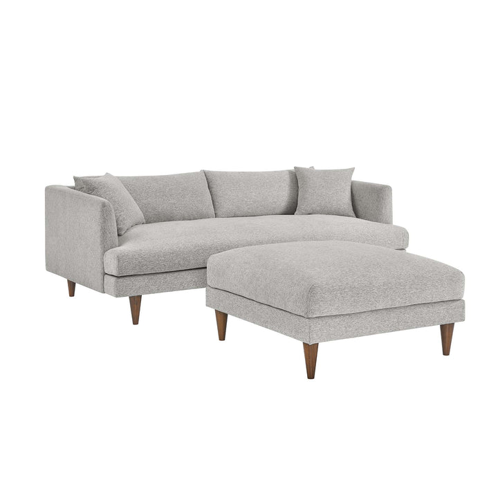 Zephyr Downy Deluxe Sofa and Ottoman Set