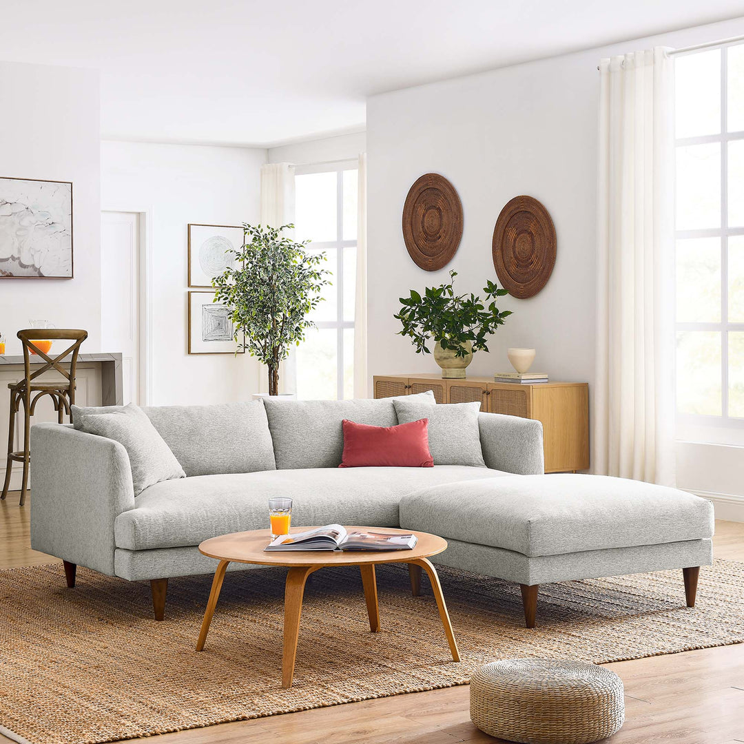 Zephyr Downy Deluxe Sofa and Ottoman Set