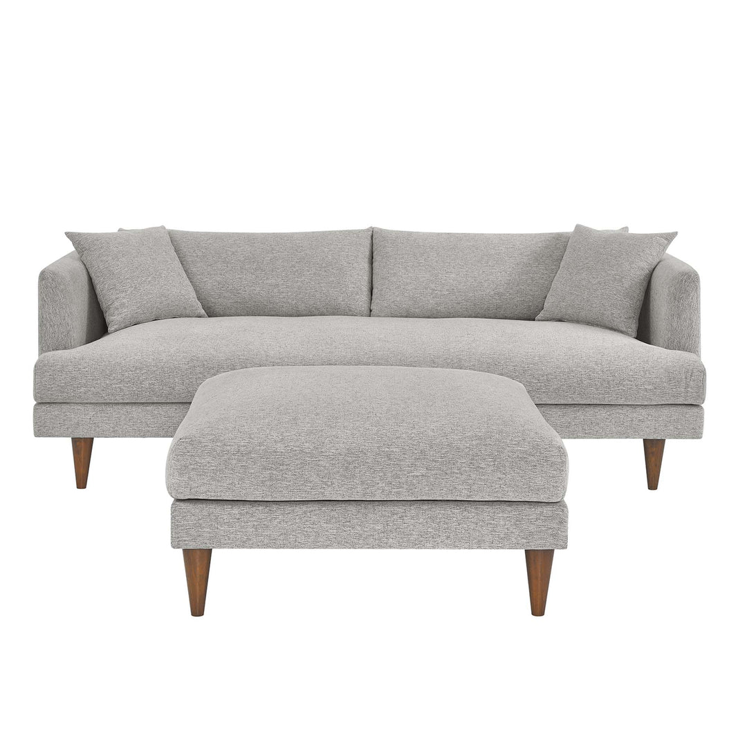 Zephyr Downy Deluxe Sofa and Ottoman Set