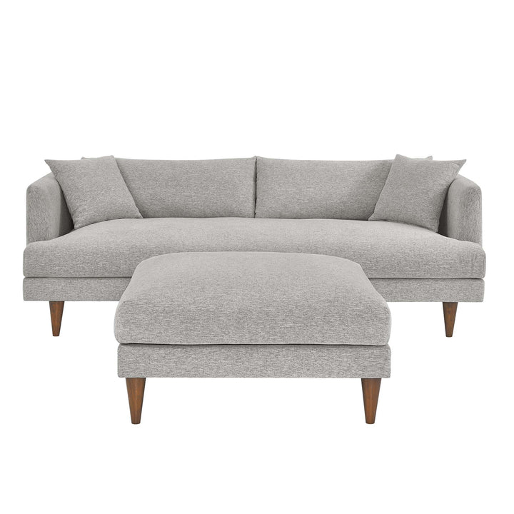 Zephyr Downy Deluxe Sofa and Ottoman Set