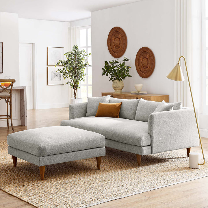 Zephyr Downy Deluxe Sofa and Ottoman Set