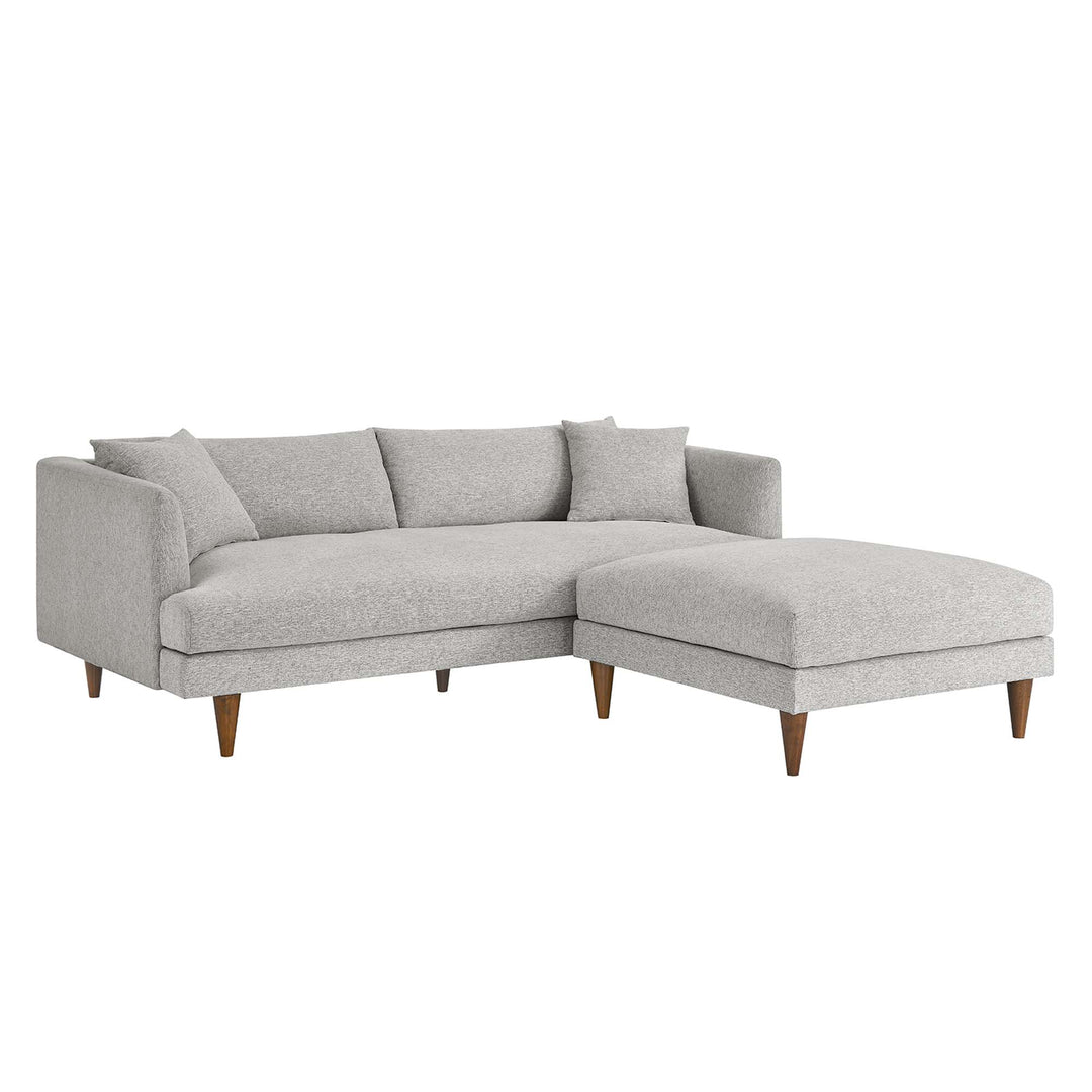 Zephyr Downy Deluxe Sofa and Ottoman Set