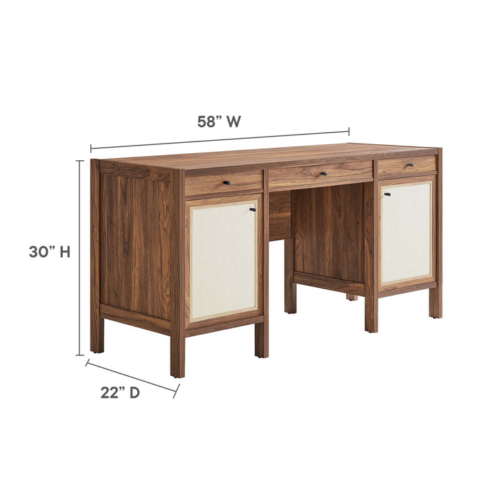 Cypress 58" Contemporary Office Desk