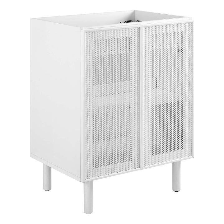 Catalina 24" Perforated Metal Bathroom Vanity Cabinet