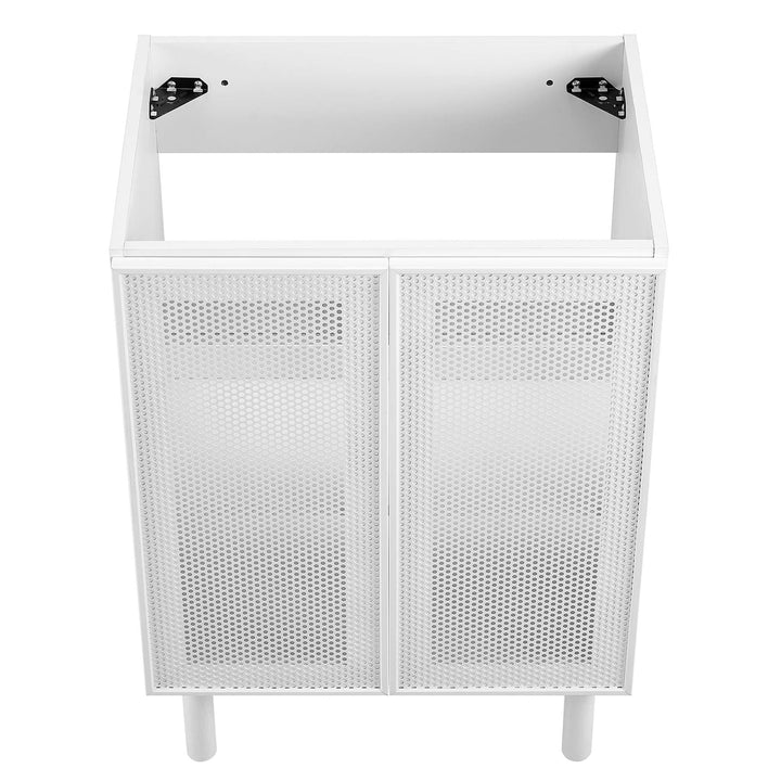 Catalina 24" Perforated Metal Bathroom Vanity Cabinet