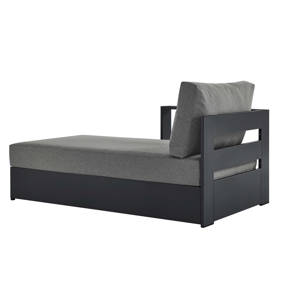 Terrace Optima Powder-Coated Aluminum Modular Left-Facing Chaise Lounge