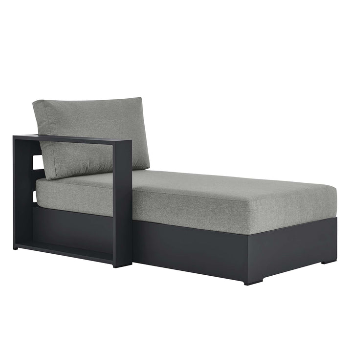 Terrace Optima Powder-Coated Aluminum Modular Left-Facing Chaise Lounge