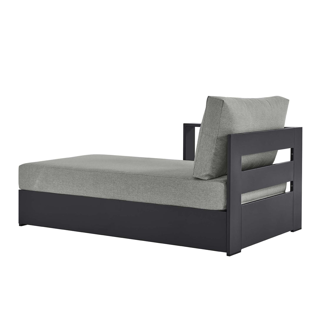 Terrace Optima Powder-Coated Aluminum Modular Left-Facing Chaise Lounge