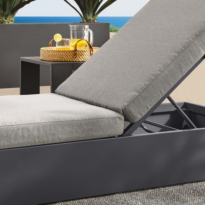 Tahoe Terrace Powder-Coated Aluminum Chaise Lounger