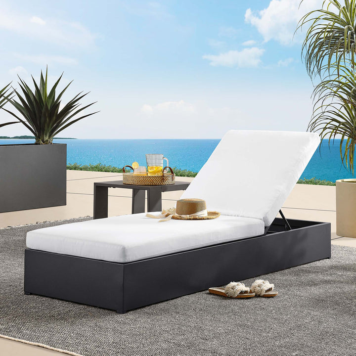 Tahoe Terrace Powder-Coated Aluminum Chaise Lounger