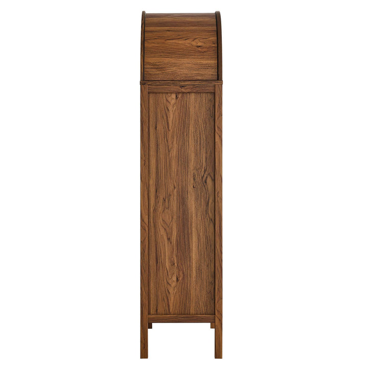 Tara Tall Arched Showcase Shelving Cabinet