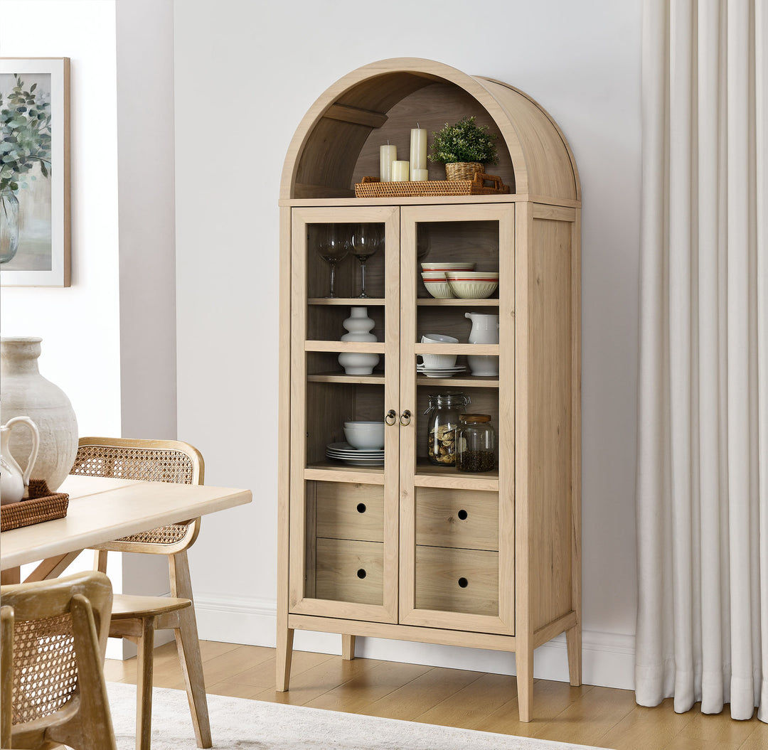 Nora Tower Arched Showcase Shelving