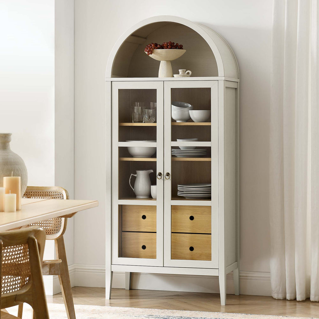 Nora Tower Arched Showcase Shelving