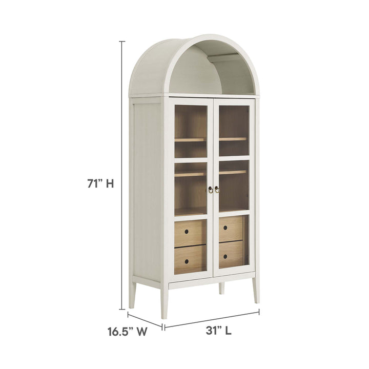 Nora Tower Arched Showcase Shelving