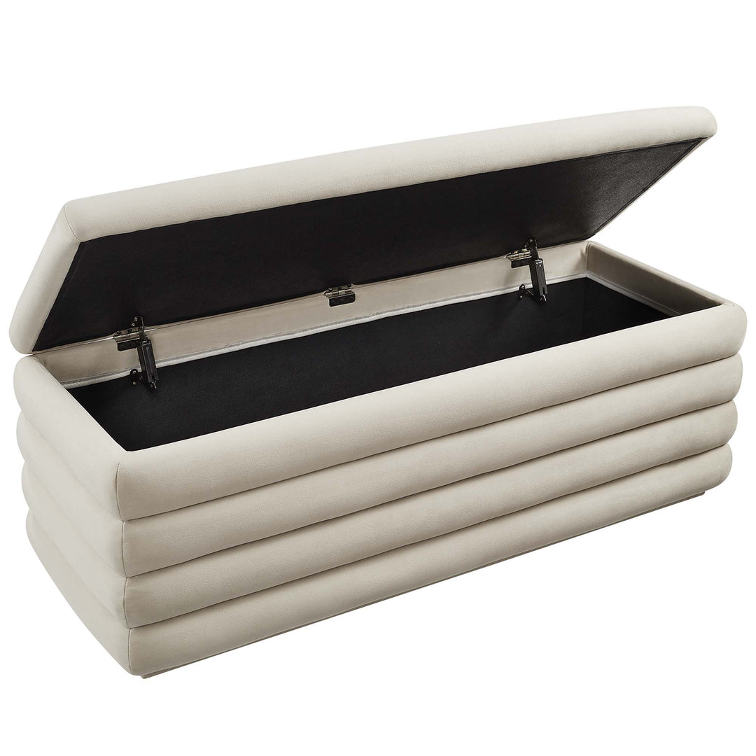 Majesty Upholstered Performance Velvet Storage Bench