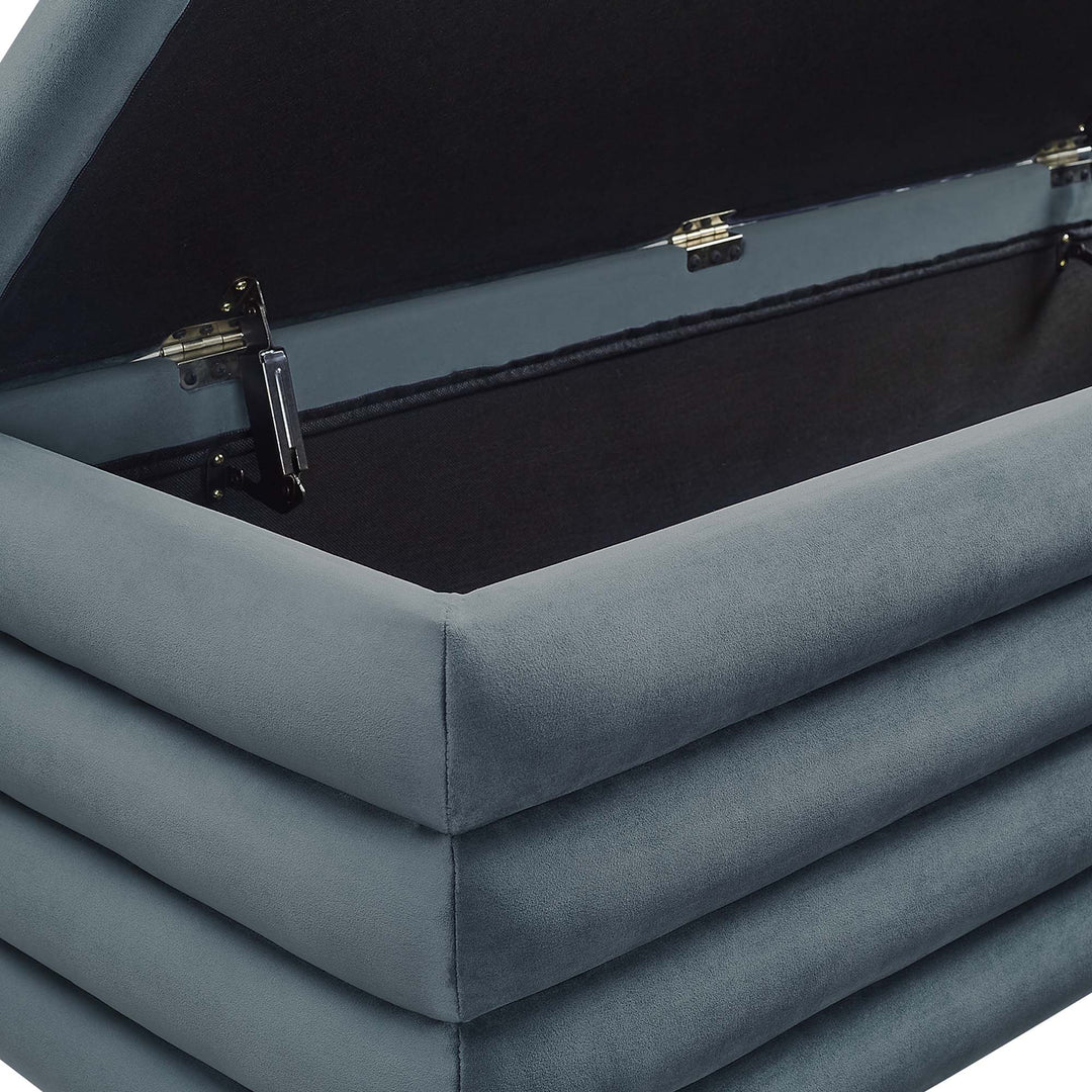 Majesty Upholstered Performance Velvet Storage Bench