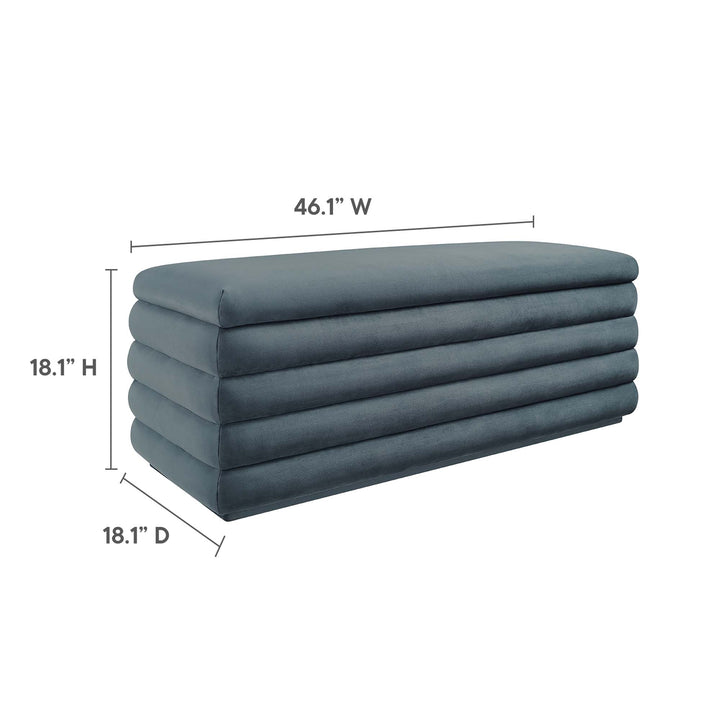 Majesty Upholstered Performance Velvet Storage Bench