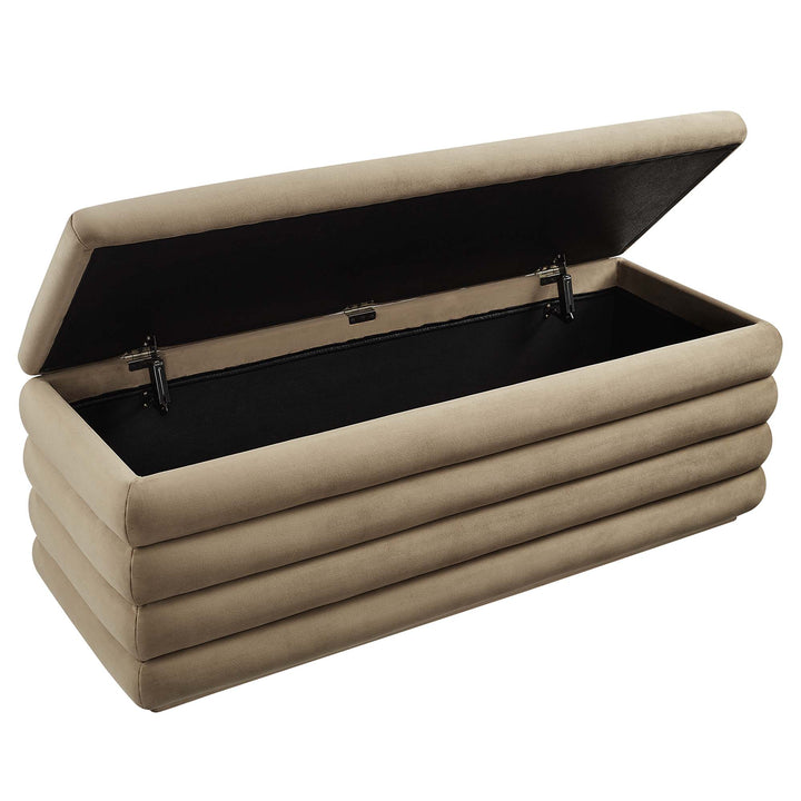 Majesty Upholstered Performance Velvet Storage Bench