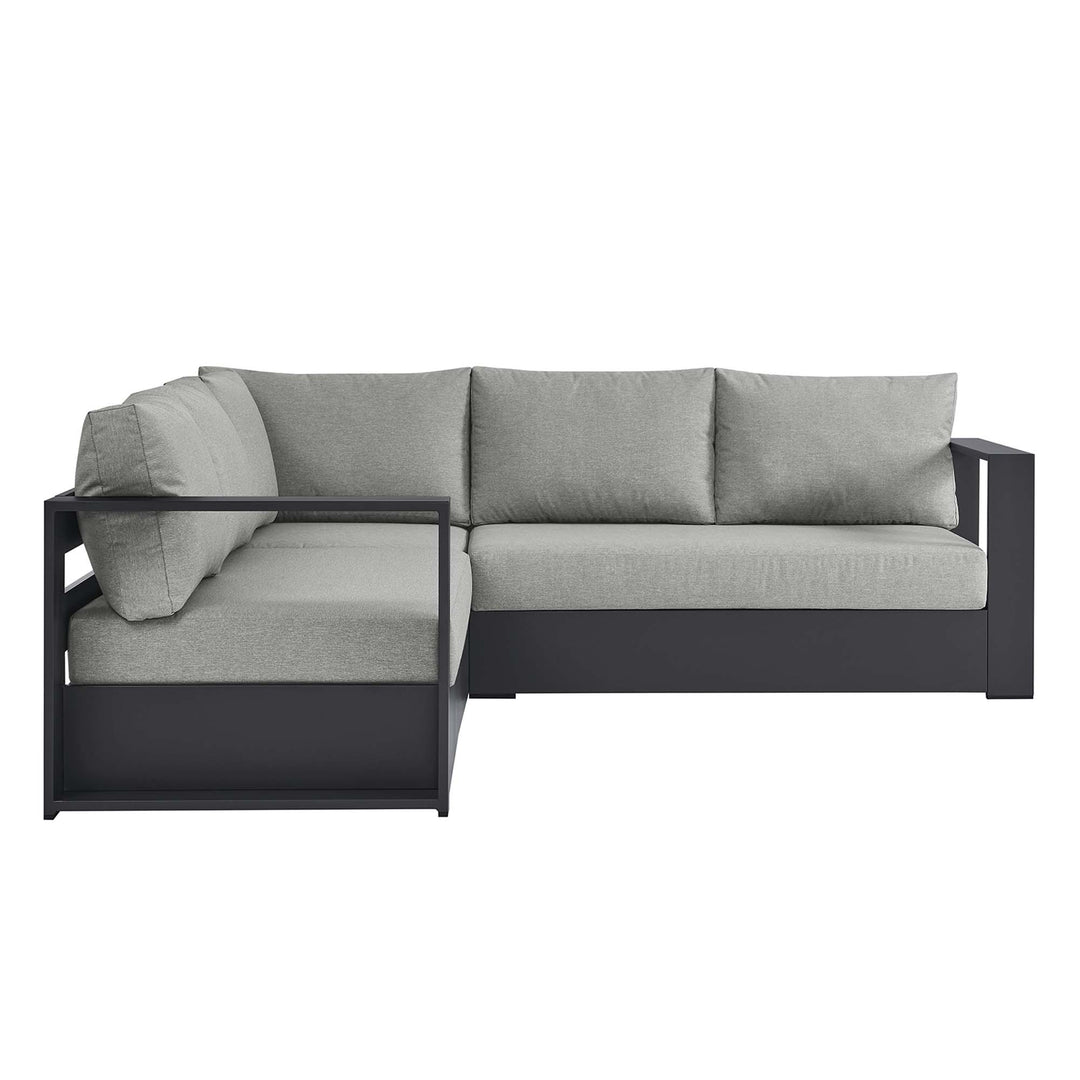 Tahoe 3-Piece Outdoor Patio Powder-Coated Aluminum Seating Sofa Set