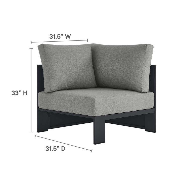 Tahoe 3-Piece Outdoor Patio Powder-Coated Aluminum Seating Sofa Set