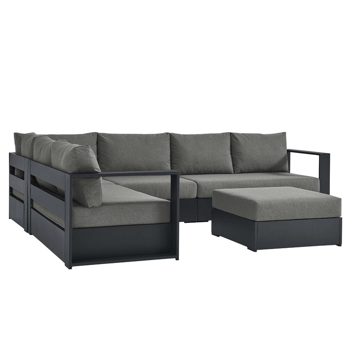 Tahoe 5-Piece Outdoor Patio Powder-Coated Aluminum Seating Sofa Set