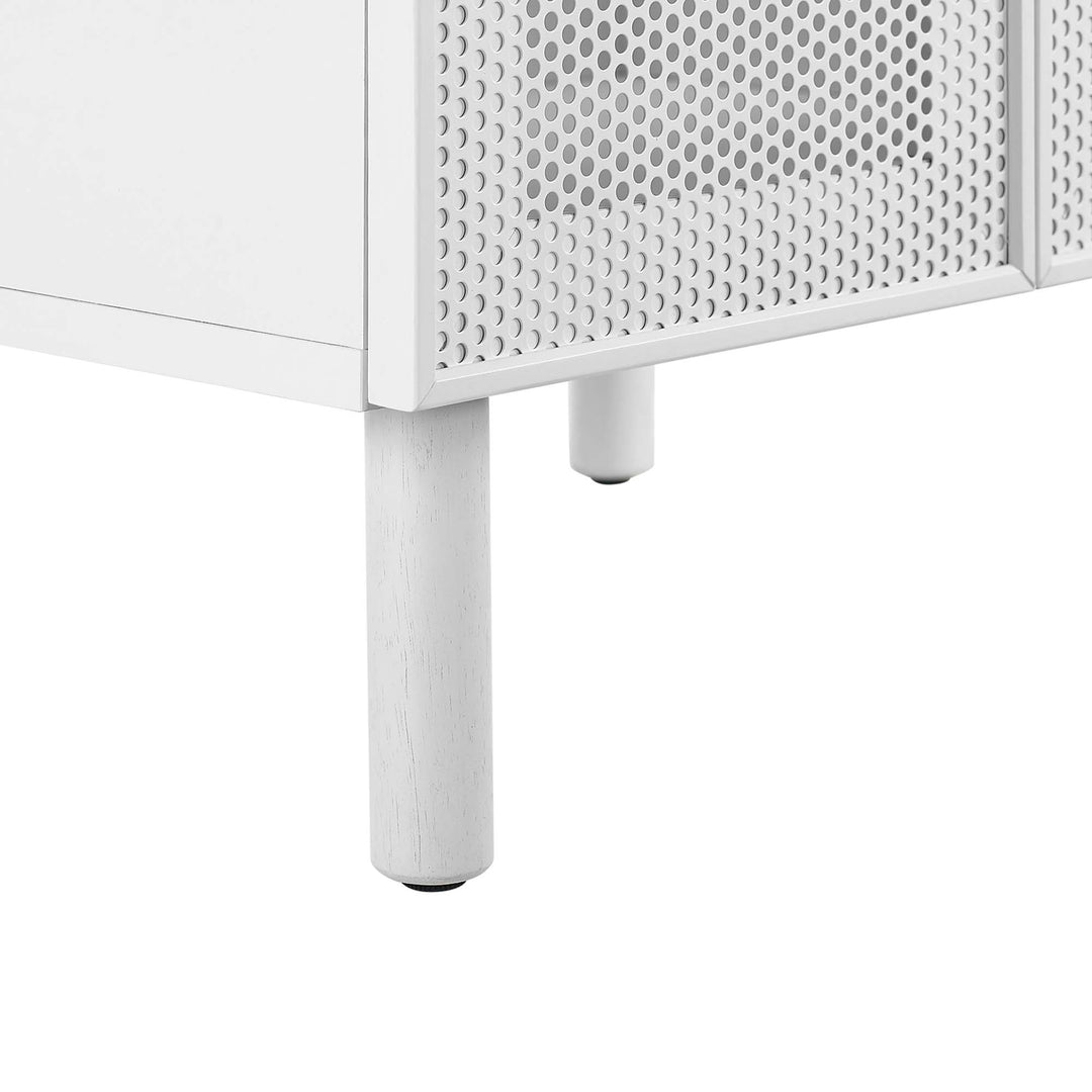 Chloe 24" Perforated Metal Bathroom Console