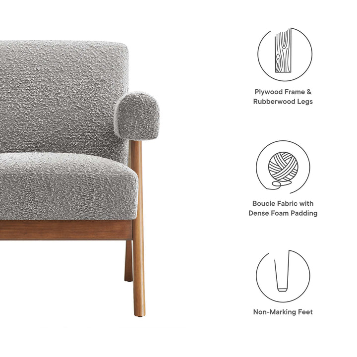 Luna Lounge Fabric Armchair Set of 2