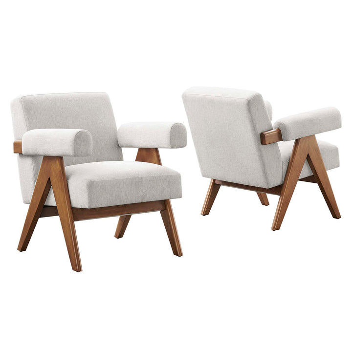 Lennox Fabric Armchair Set of 2