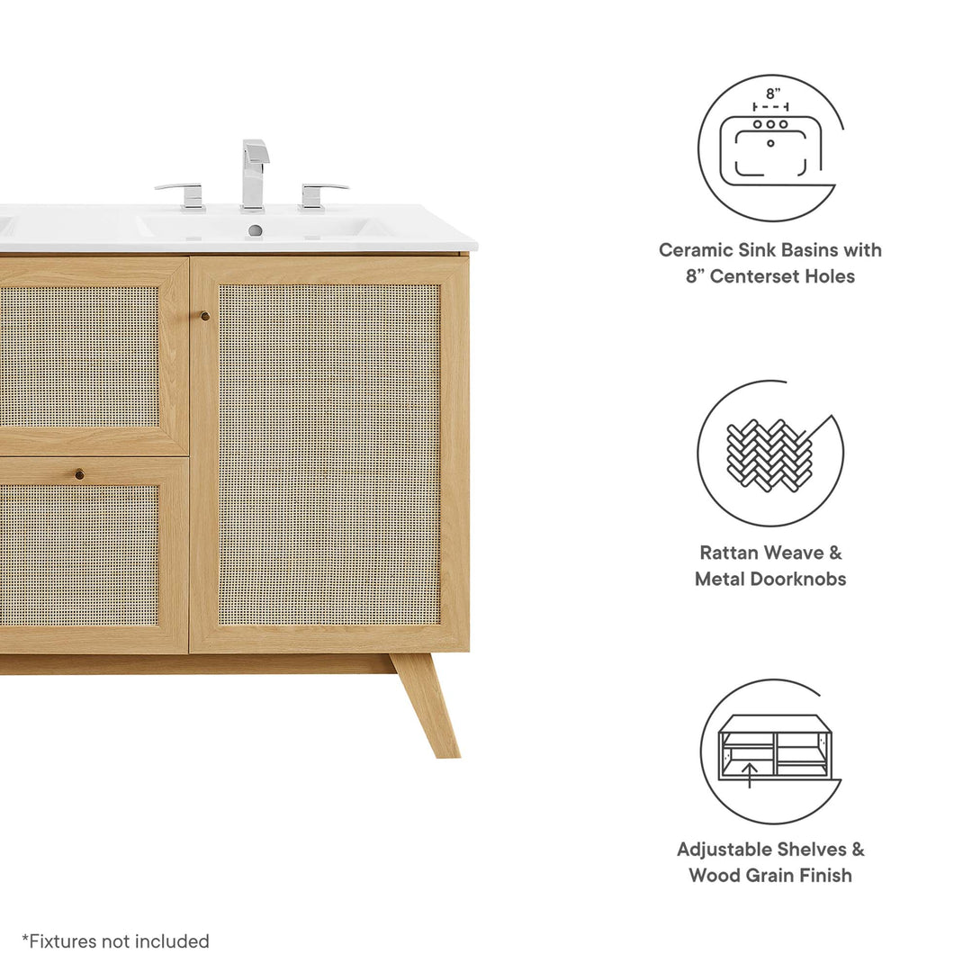 Soma 48” Dual Sink Bathroom Vanity