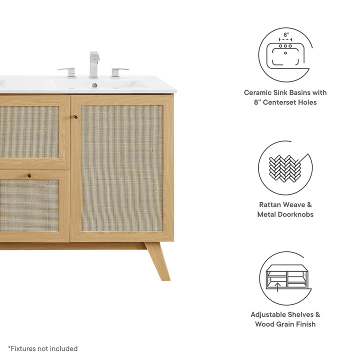 Soma 48” Dual Sink Bathroom Vanity