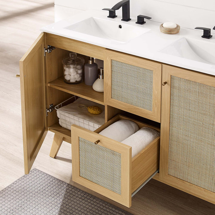 Soma 48” Dual Sink Bathroom Vanity